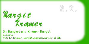 margit kramer business card
